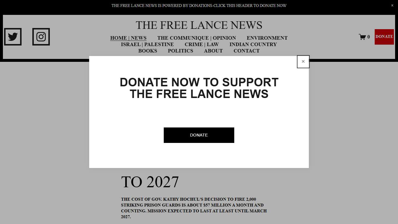 $1.2 BILLION TO KEEP NATIONAL GUARD IN NEW YORK’S PRISONS TO 2027 — THE FREE LANCE NEWS